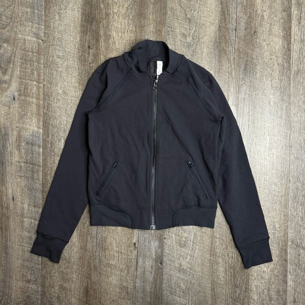 lululemon Black Luon Full Zip Jacket Size 4